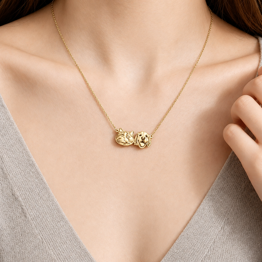 Furever Faces Necklace