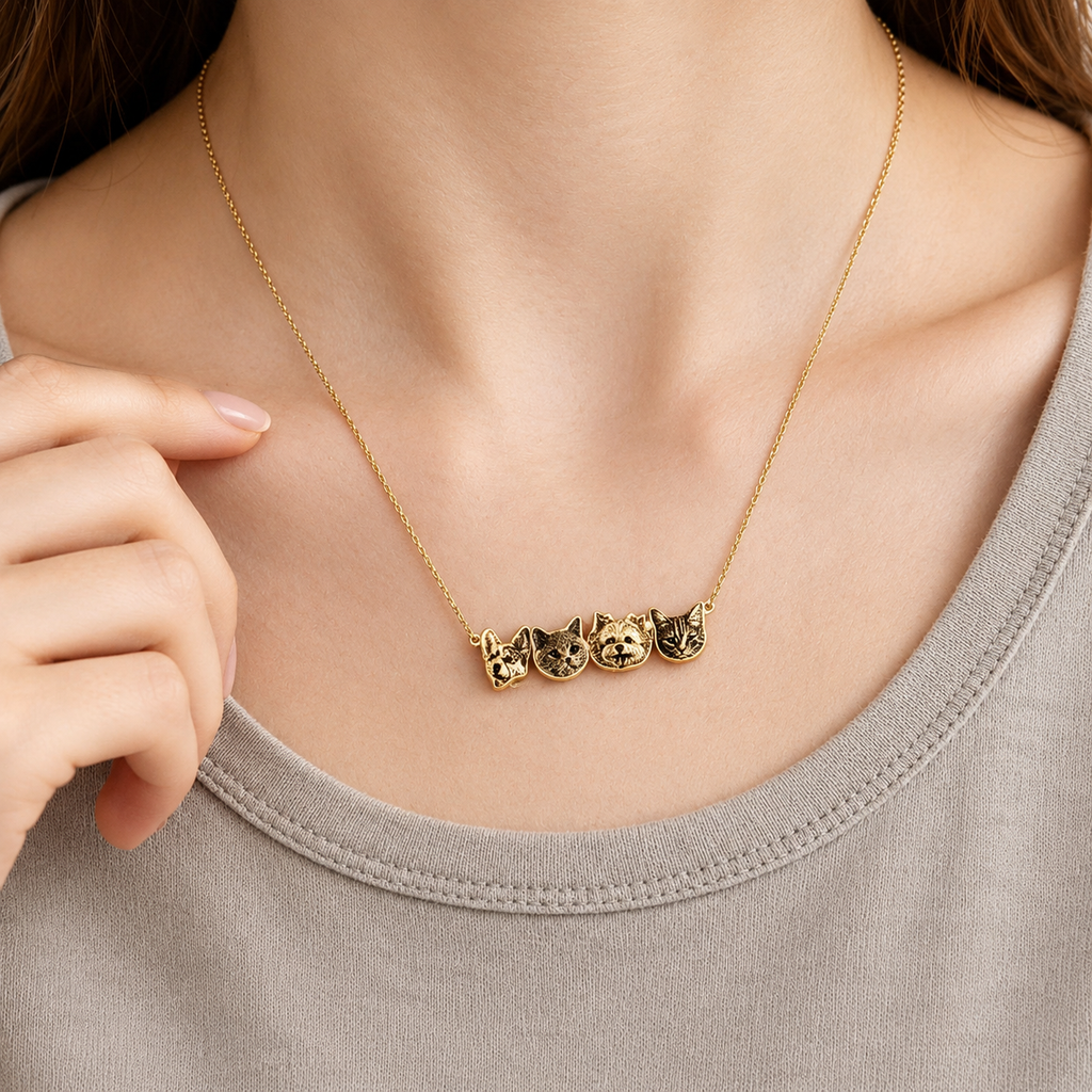 Furever Faces Necklace