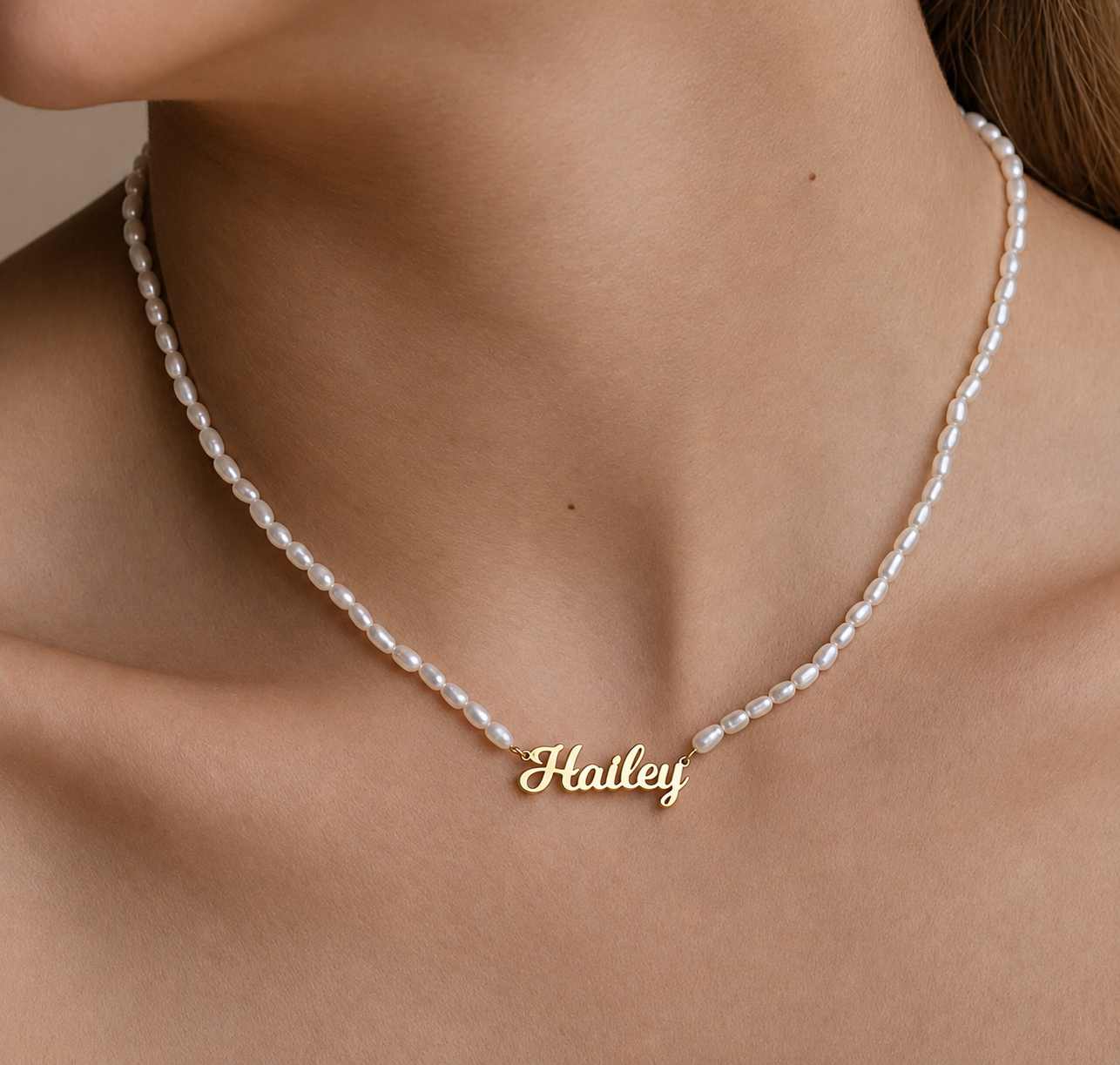 Pearluxe Name Necklace