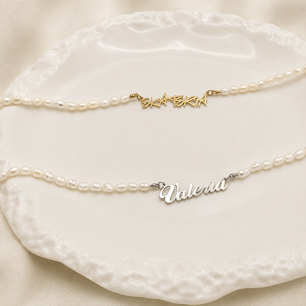 Pearluxe Name Necklace