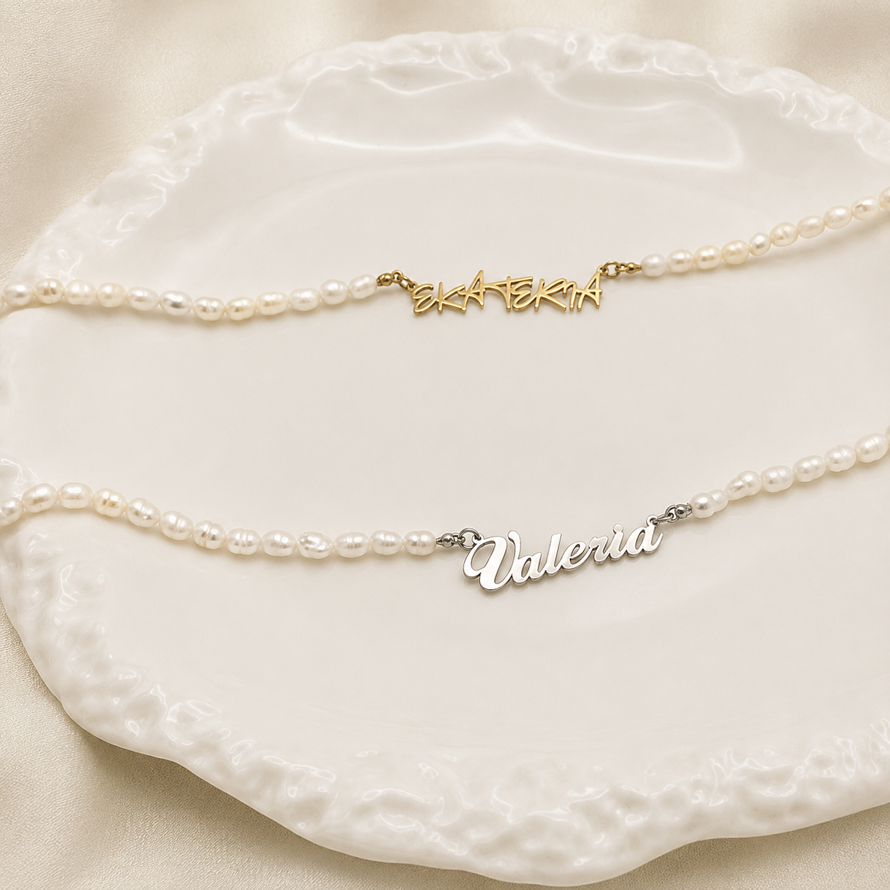 Pearluxe Name Necklace