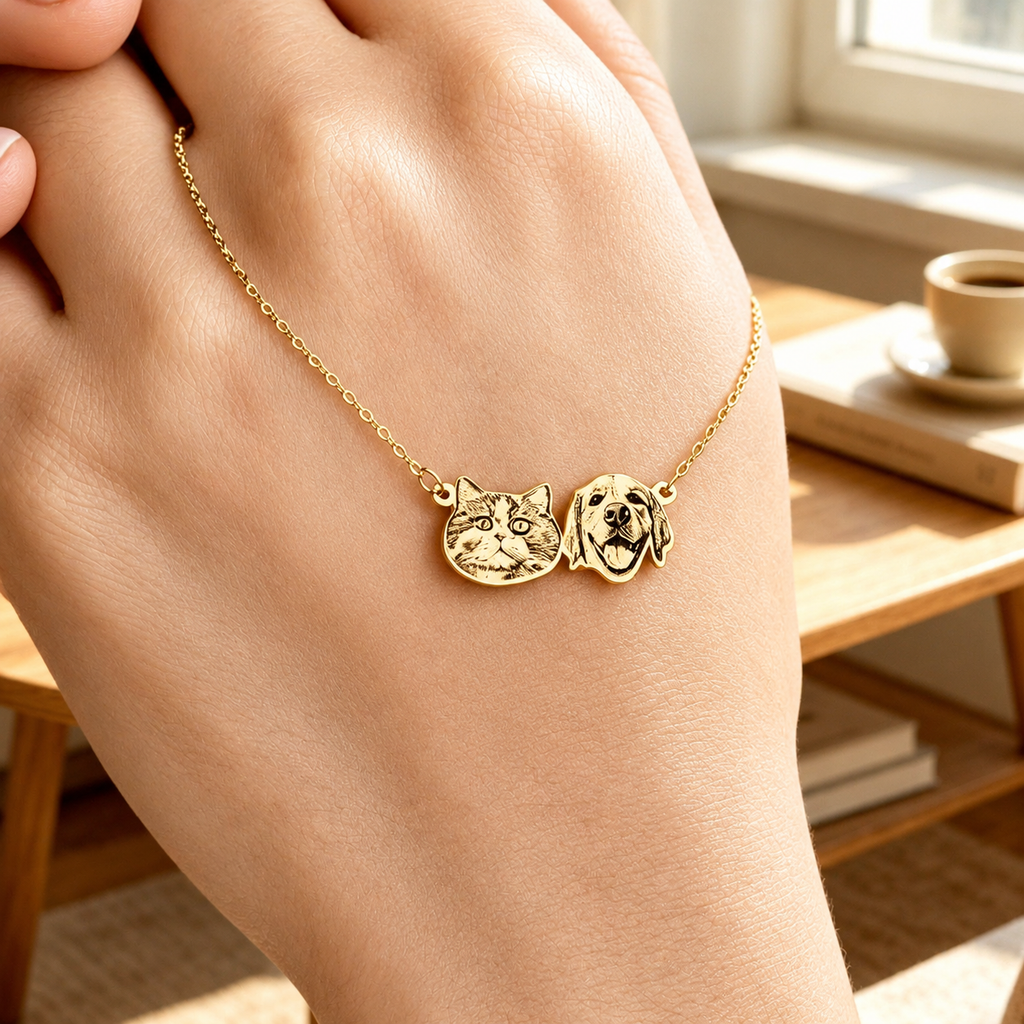 Furever Faces Necklace