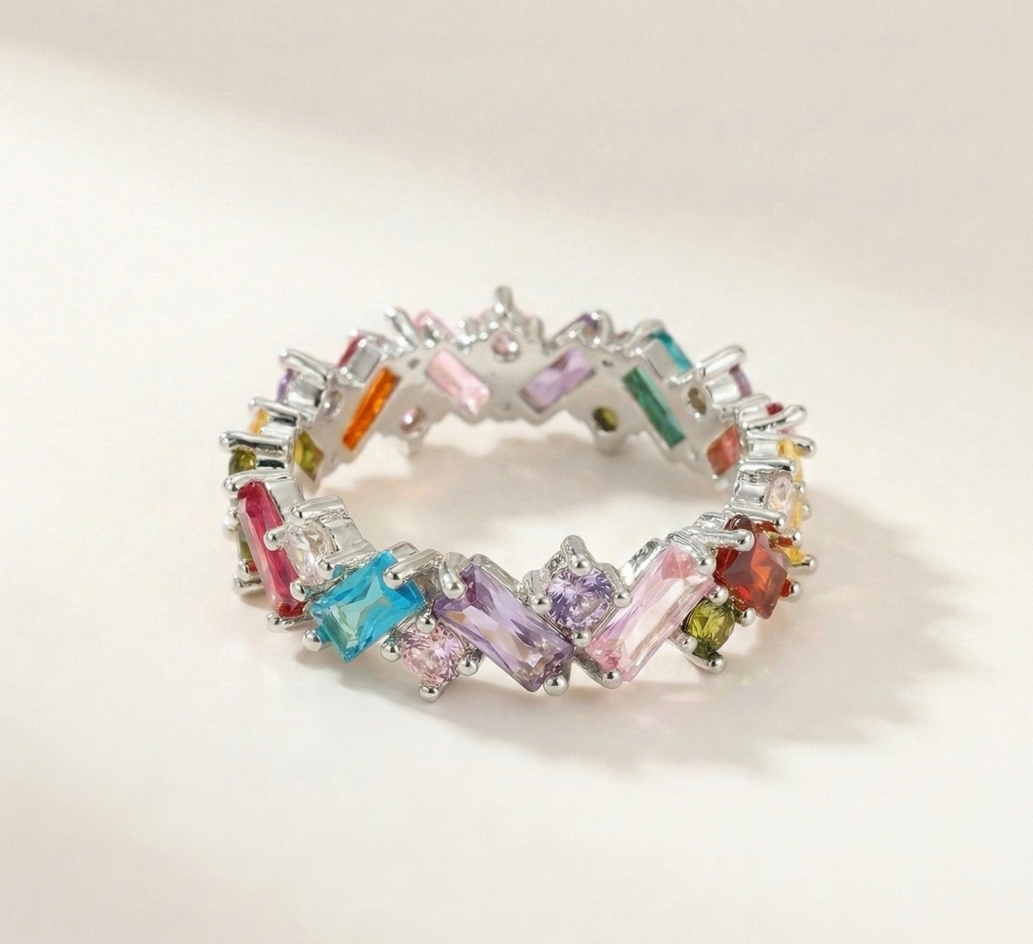 Kaleidoscope Crown Ring