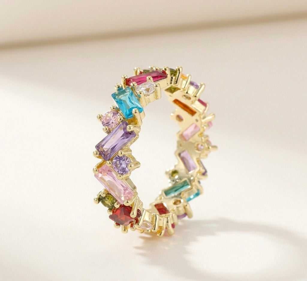 Kaleidoscope Crown Ring