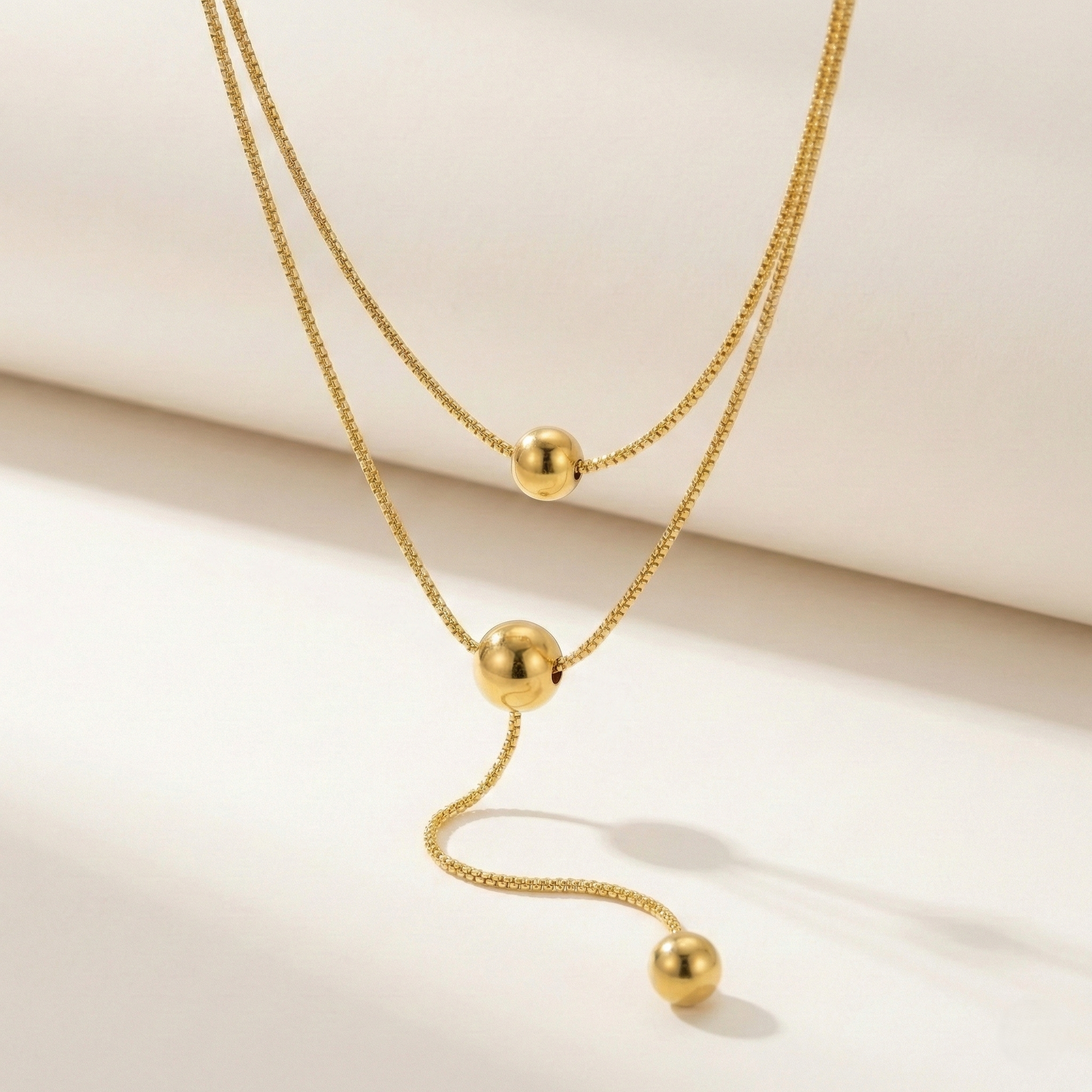 Celeste Drop Layer Necklace