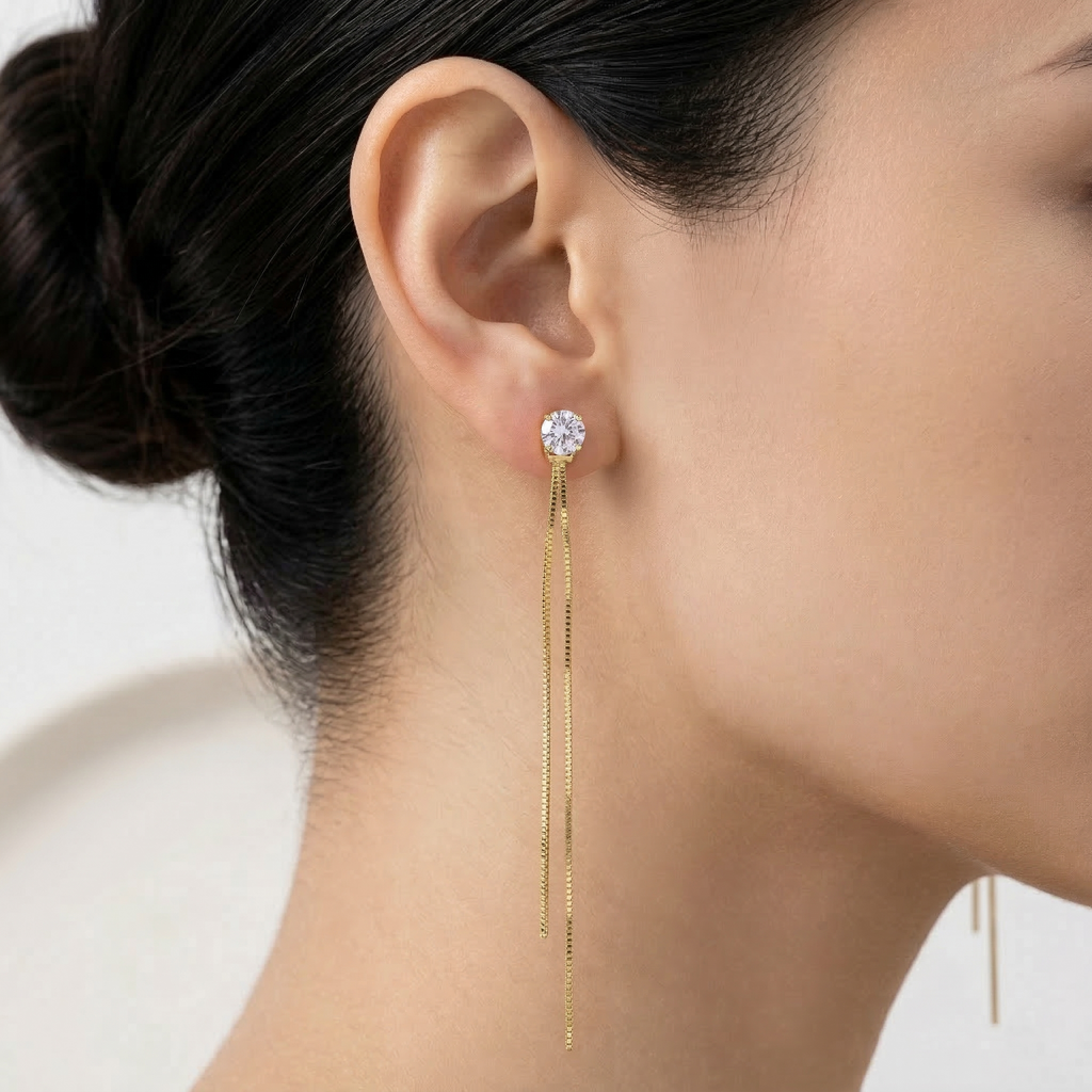 Aurielle Twin Cascade Earrings