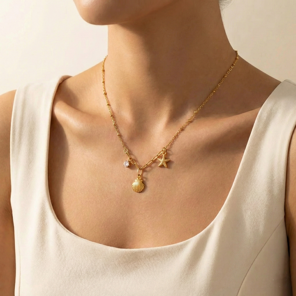 Coastal Trinity Necklace