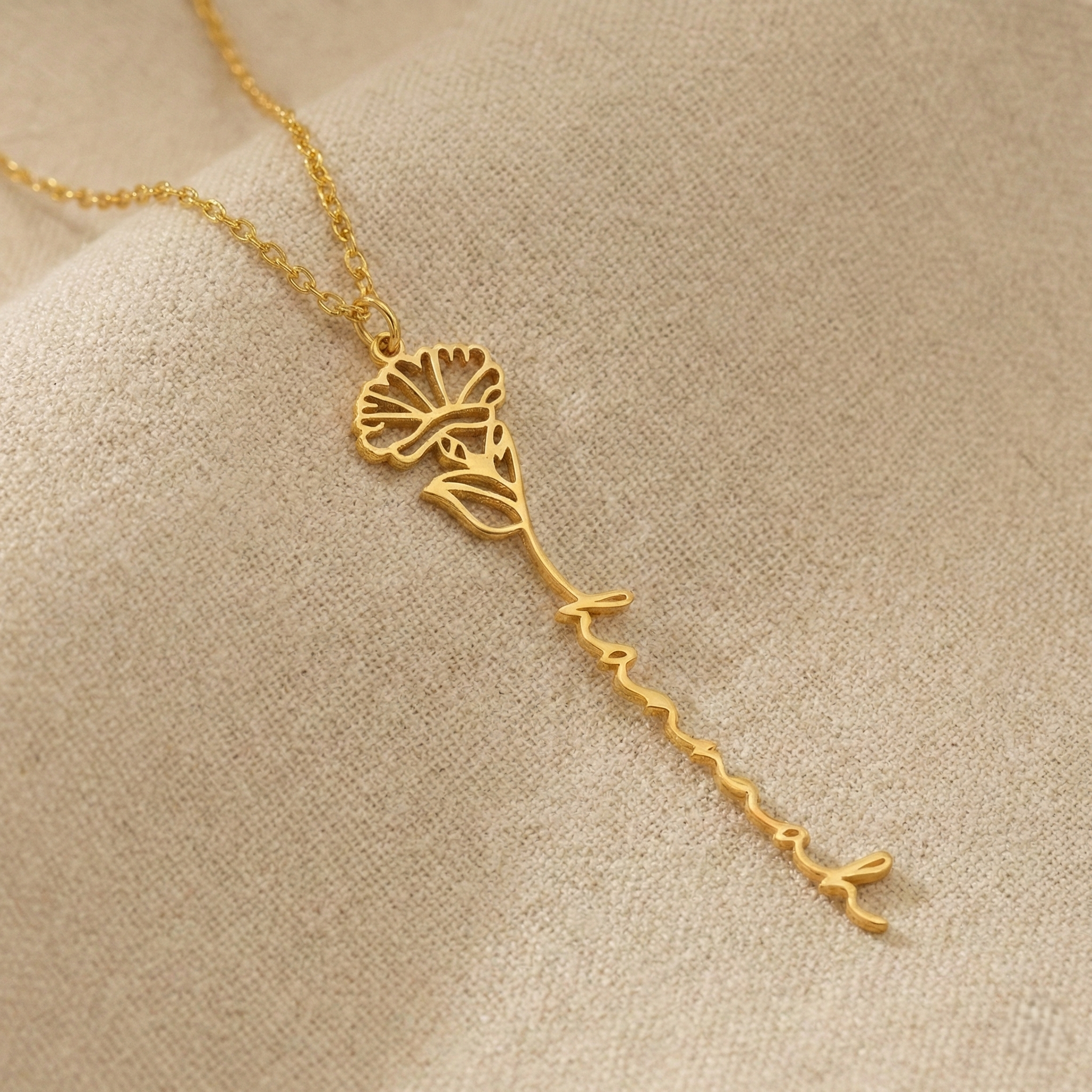 Bloom Signature Name Necklace