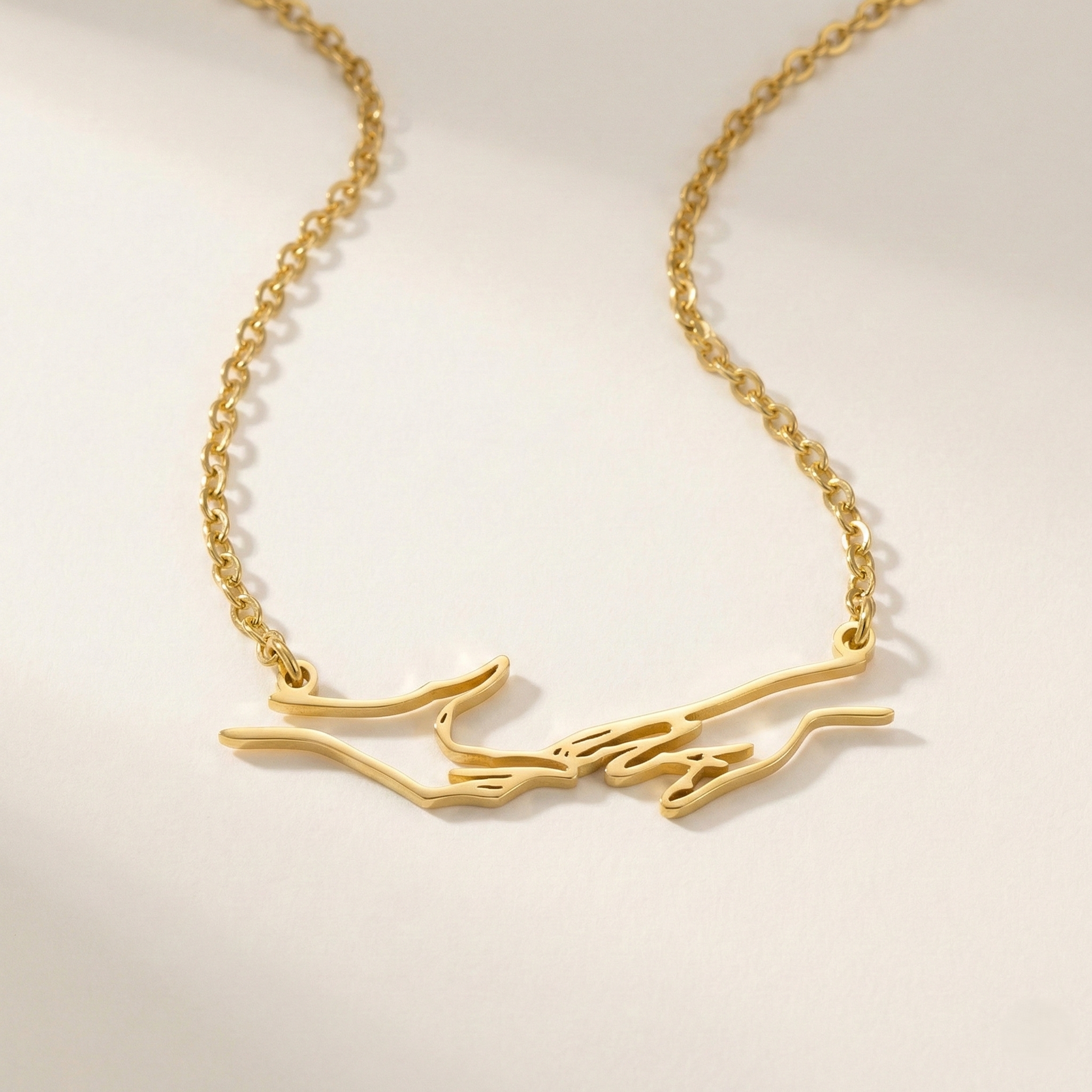 Soul Touch Silhouette Necklace