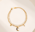 Celestial Layered Charm Bracelet