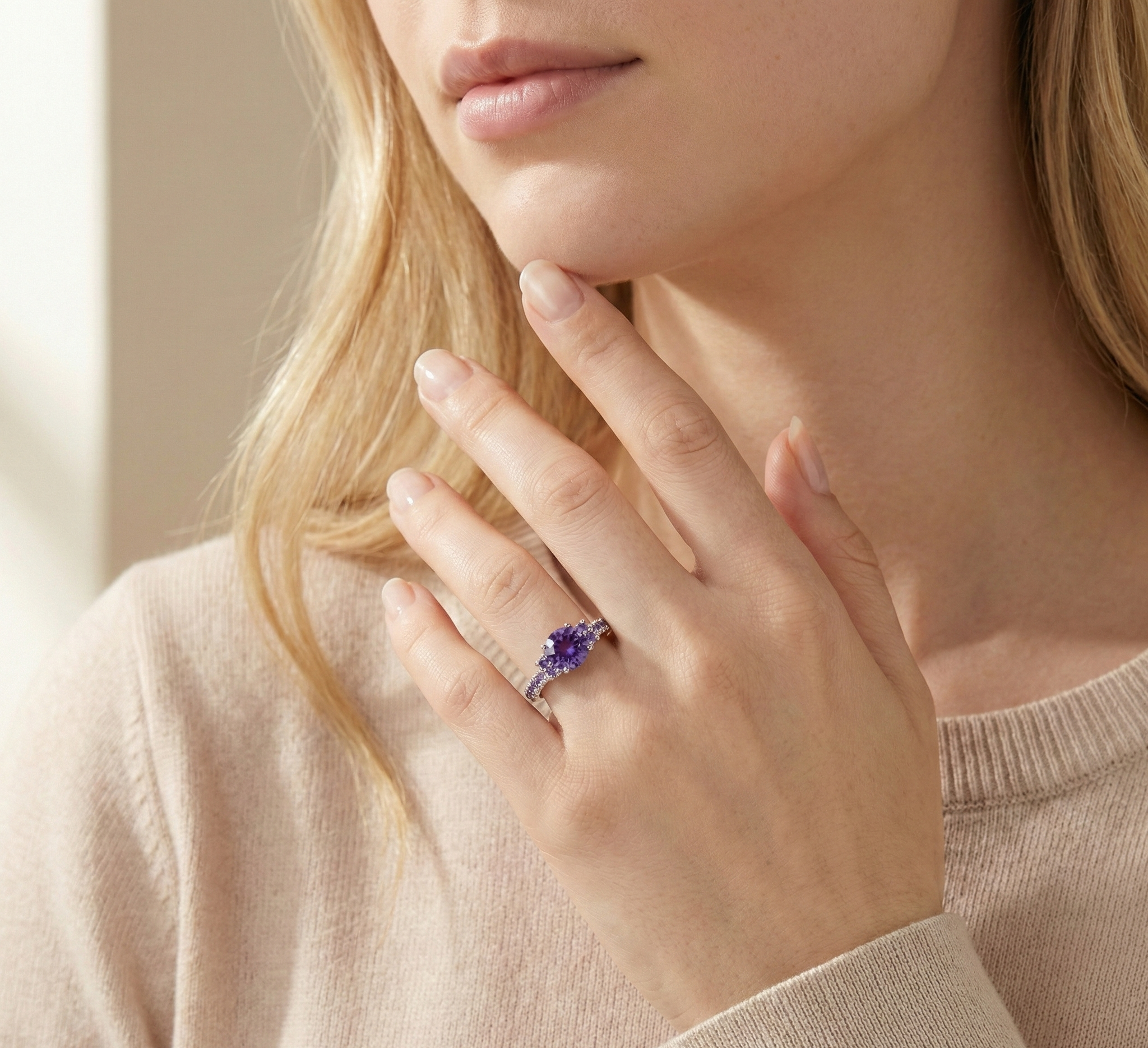Amethyst Royale Ring