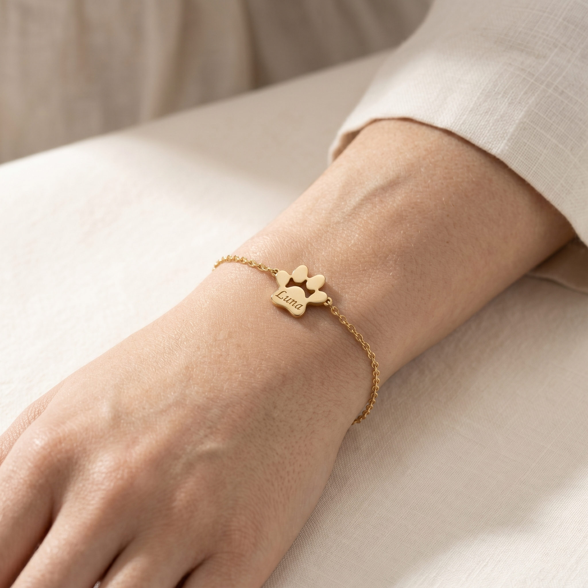 Pawfect Name Bracelet