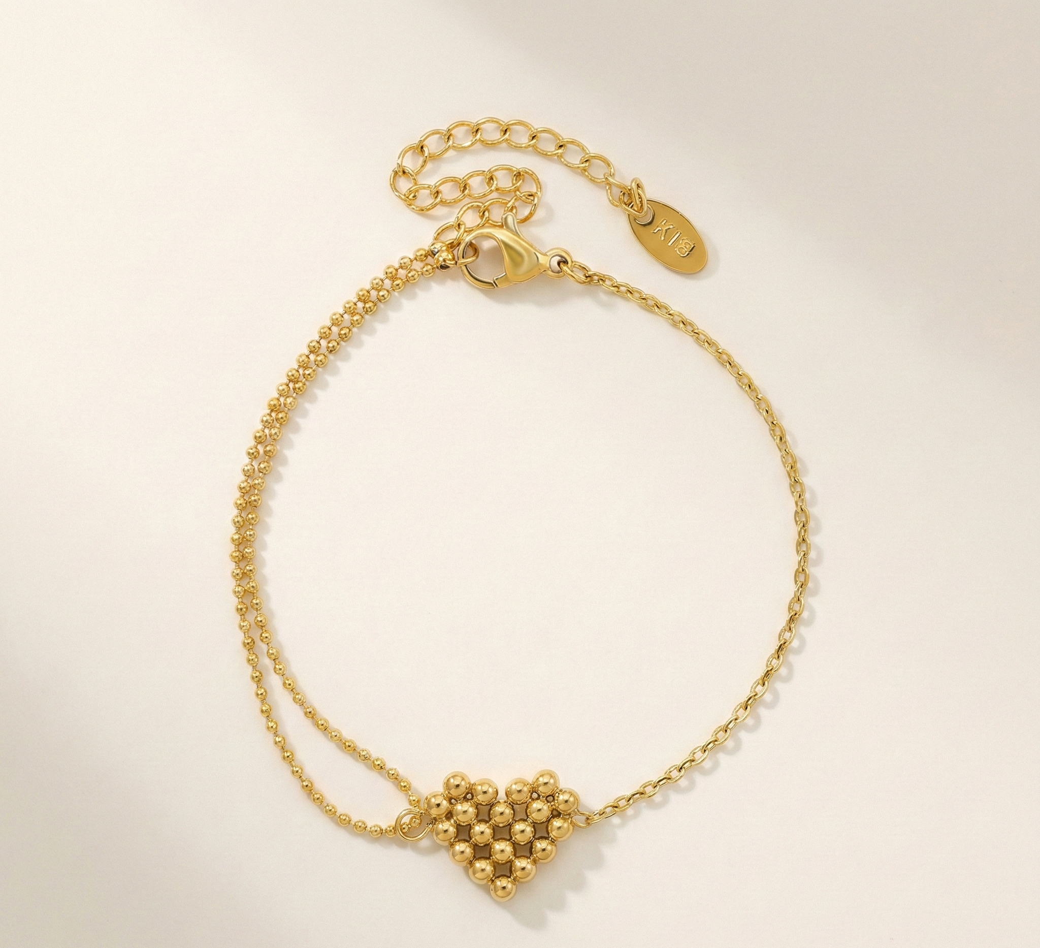 Heart Bead Bracelet