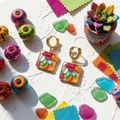 Prisma Pebble Drop Earrings