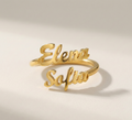 Personalized Duo Name Ring