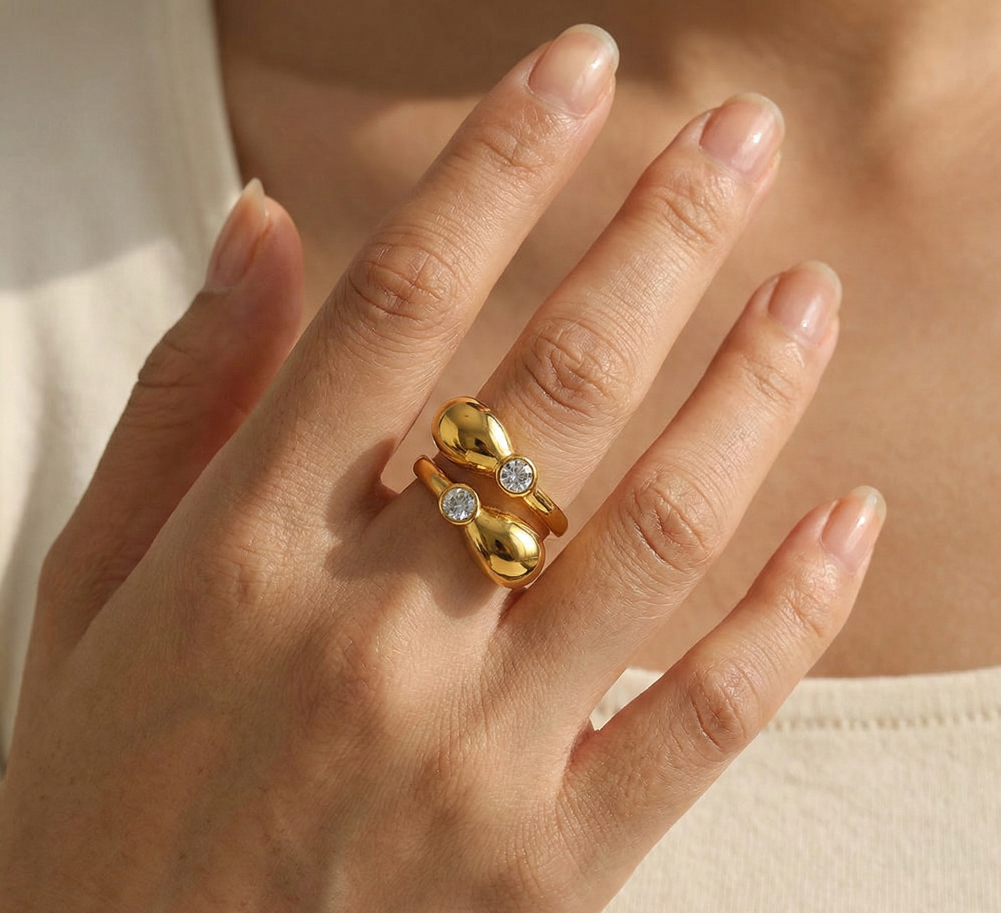 Twin Droplet Ring