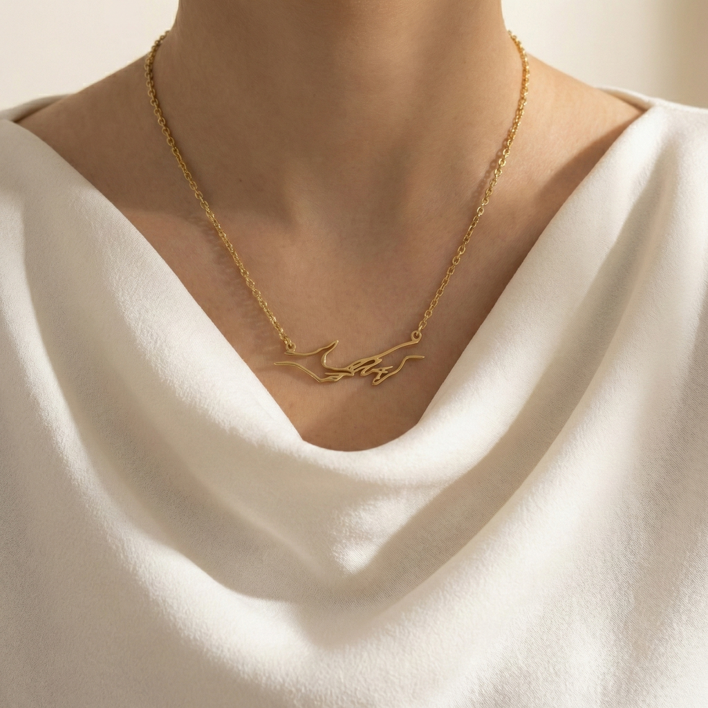 Soul Touch Silhouette Necklace