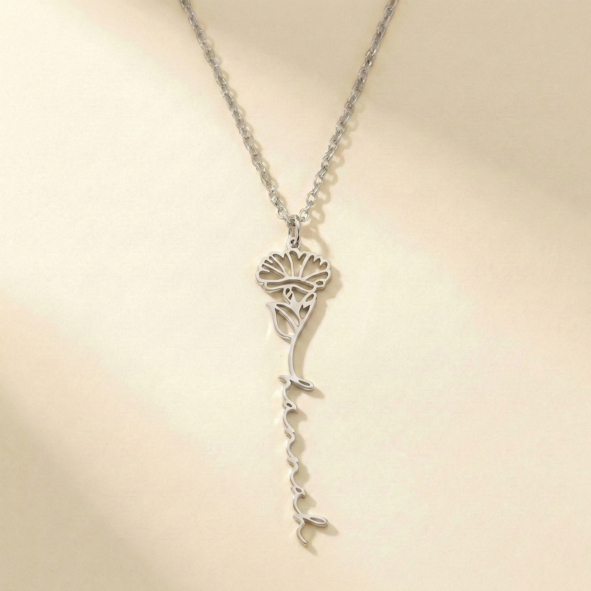 Bloom Signature Name Necklace