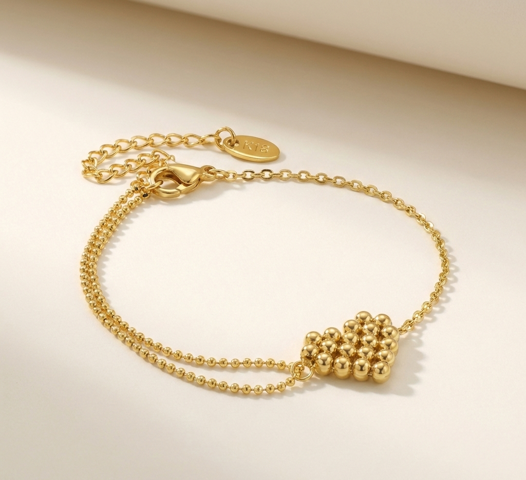 Heart Bead Bracelet