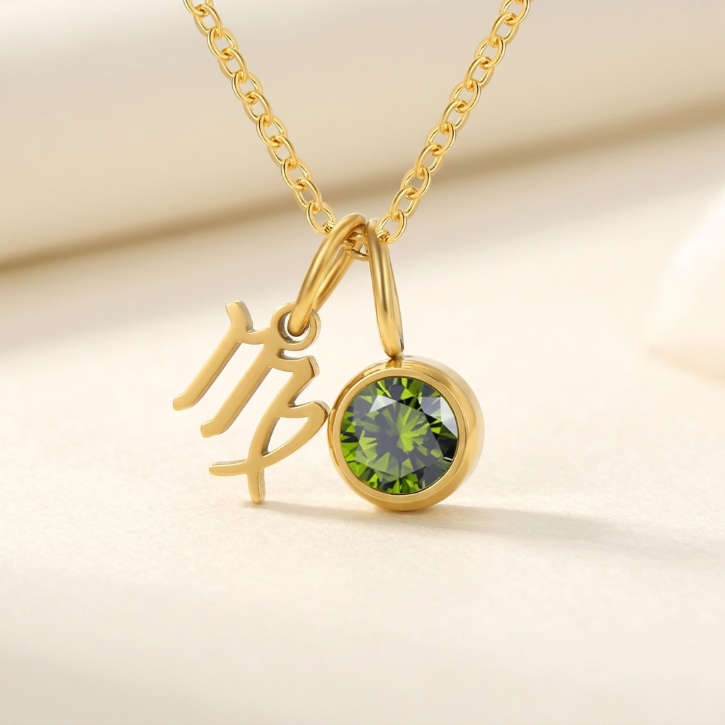 Celestara Zodiac Birthstone Necklace