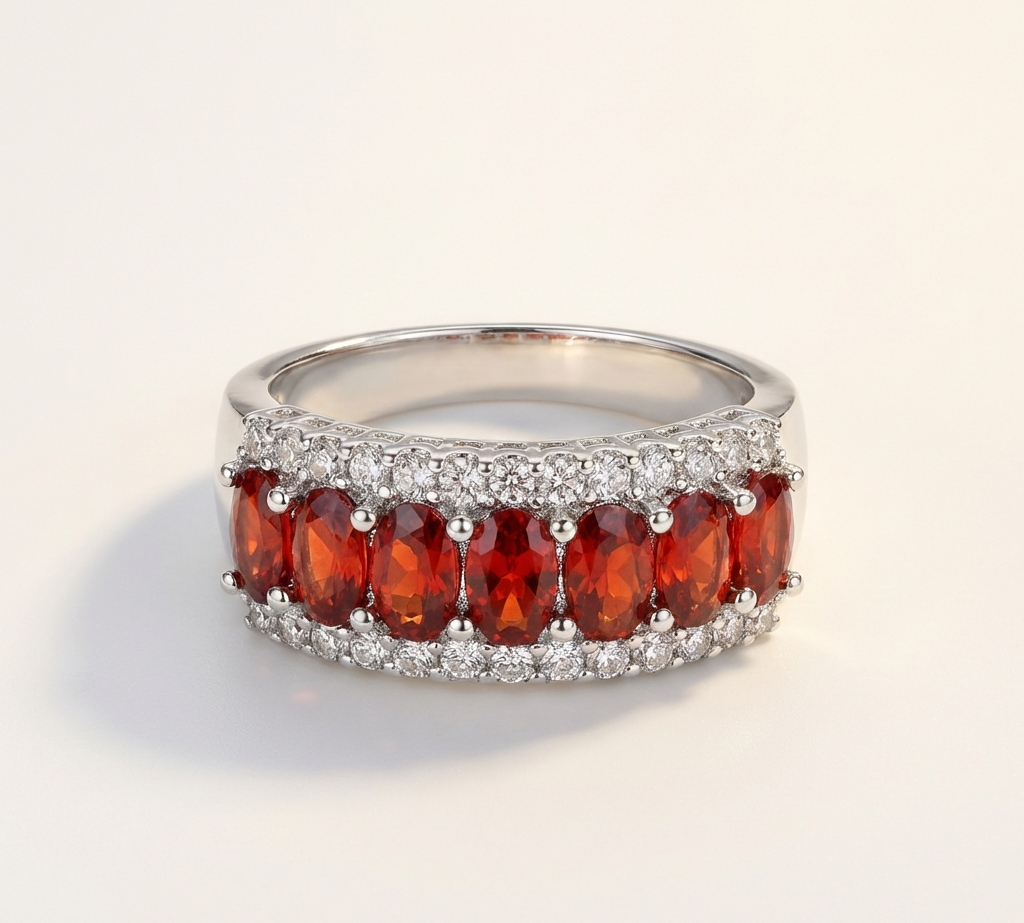 Crimson Crown Ring