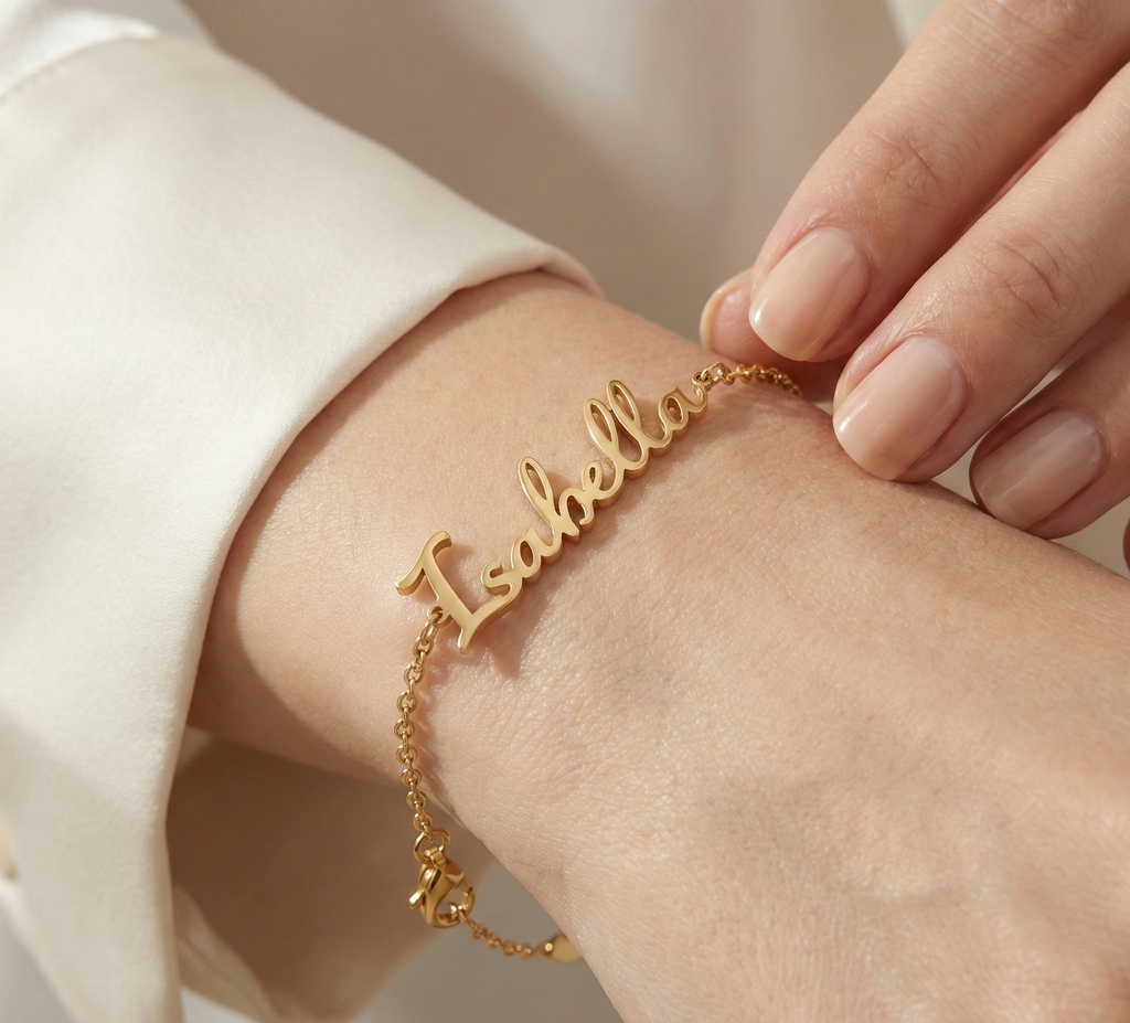 Personalized Script Name Bracelet