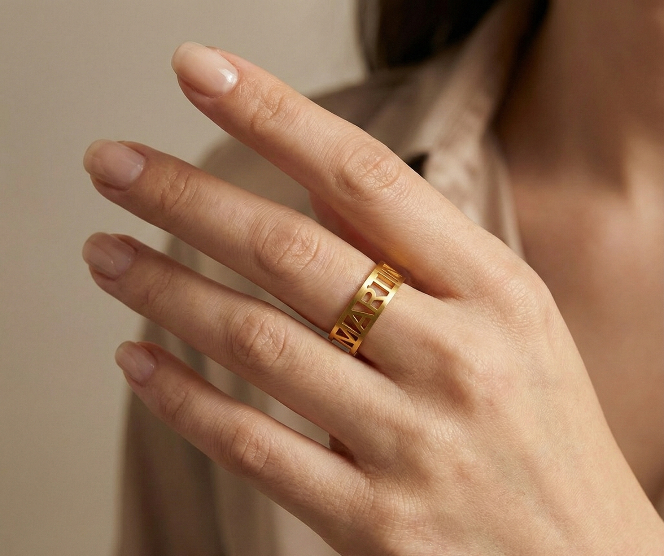 Signature Name Ring
