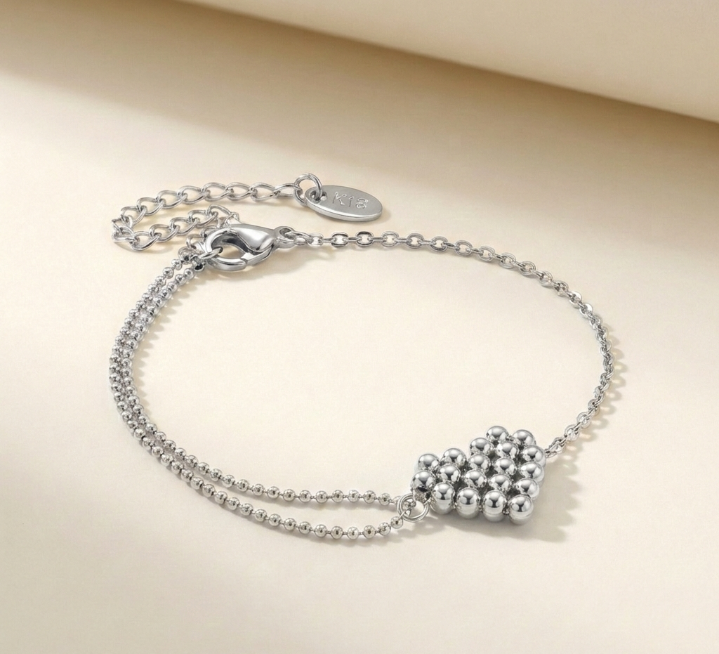 Heart Bead Bracelet