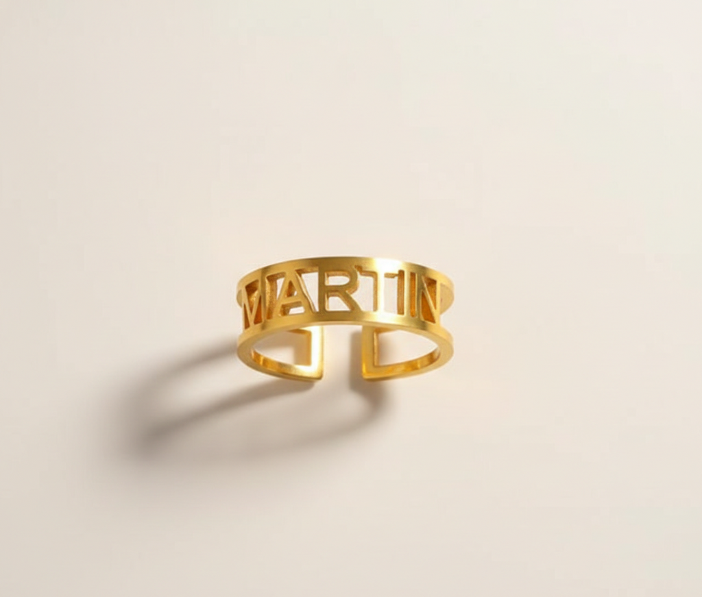 Signature Name Ring