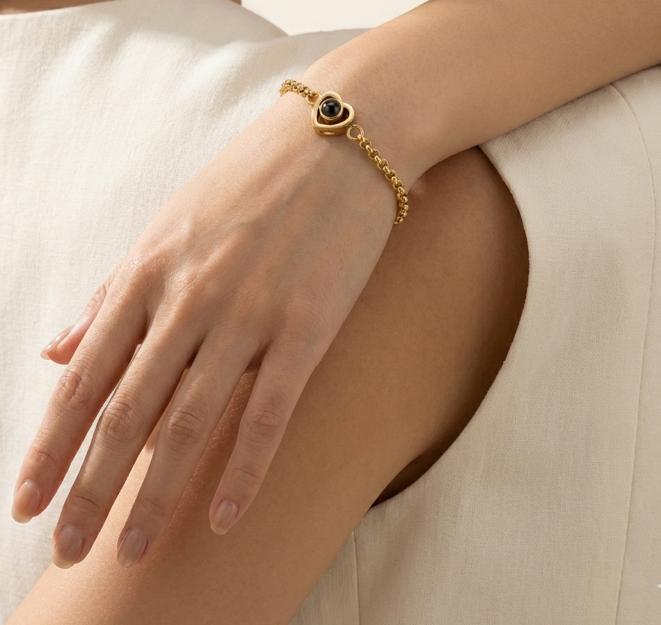 Hidden Memory Photo Projection Bracelet