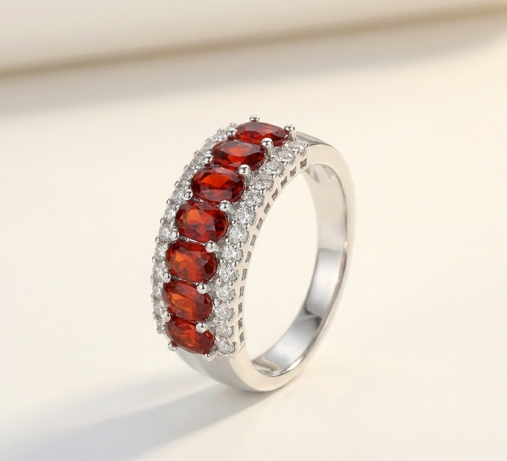 Crimson Crown Ring
