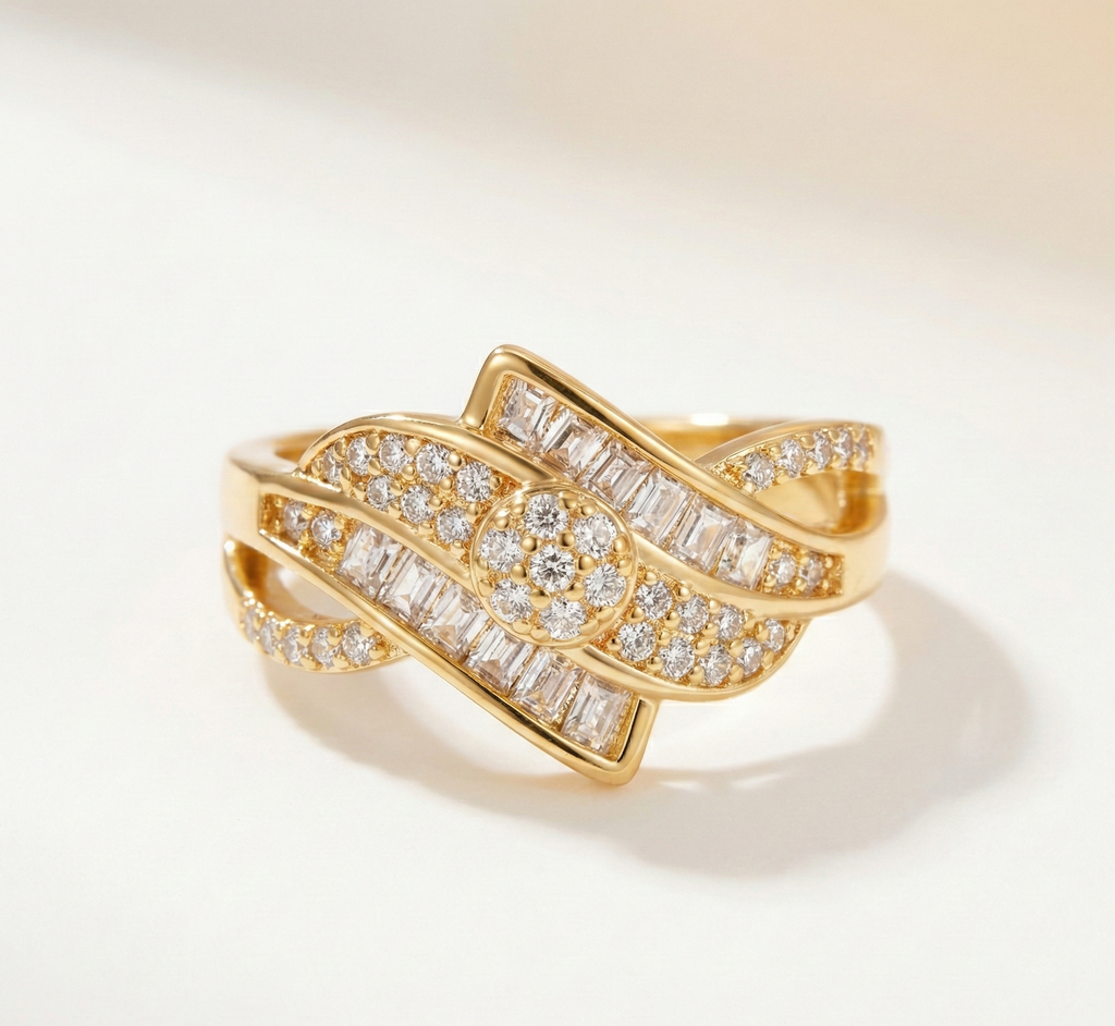Radiant Knot Ring