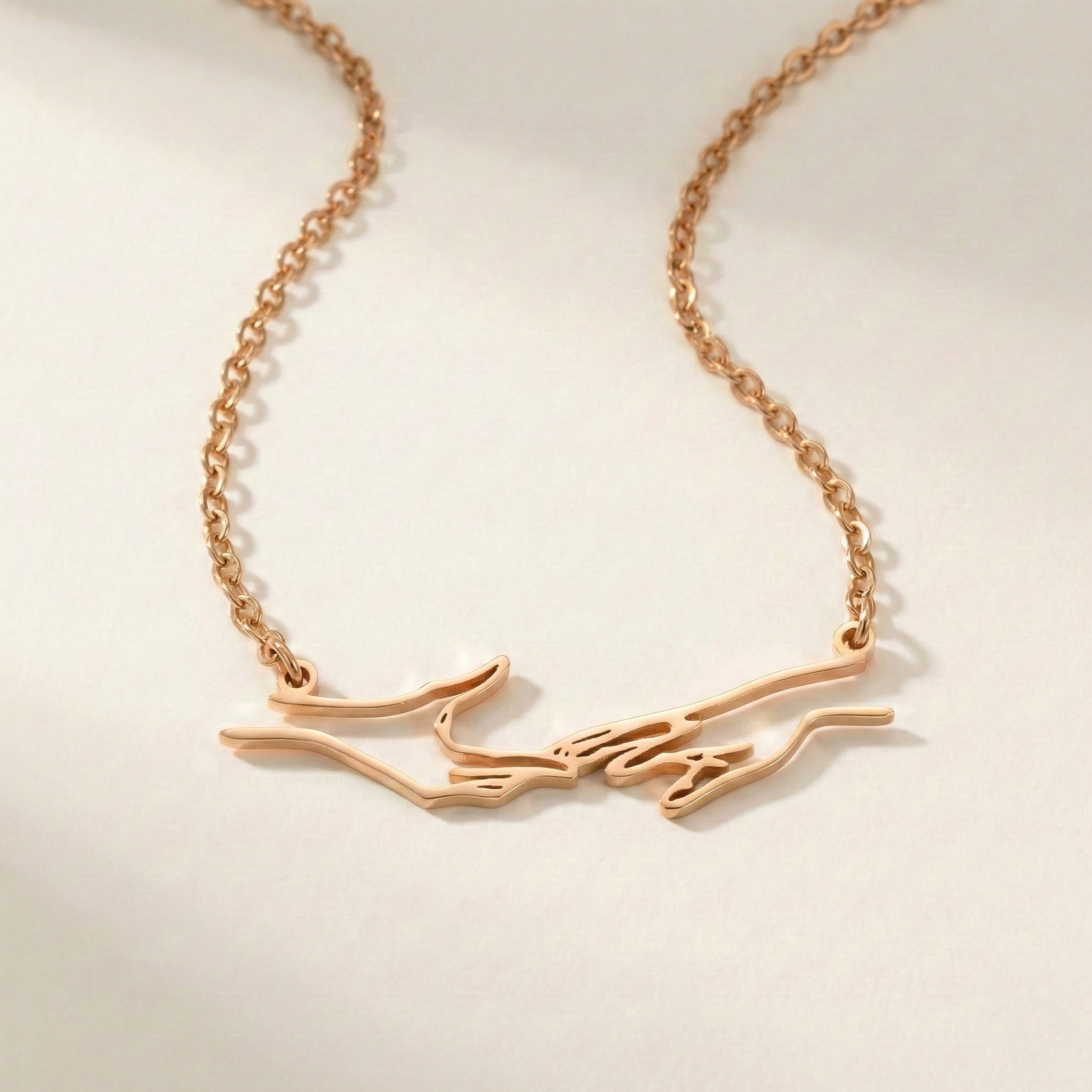 Soul Touch Silhouette Necklace