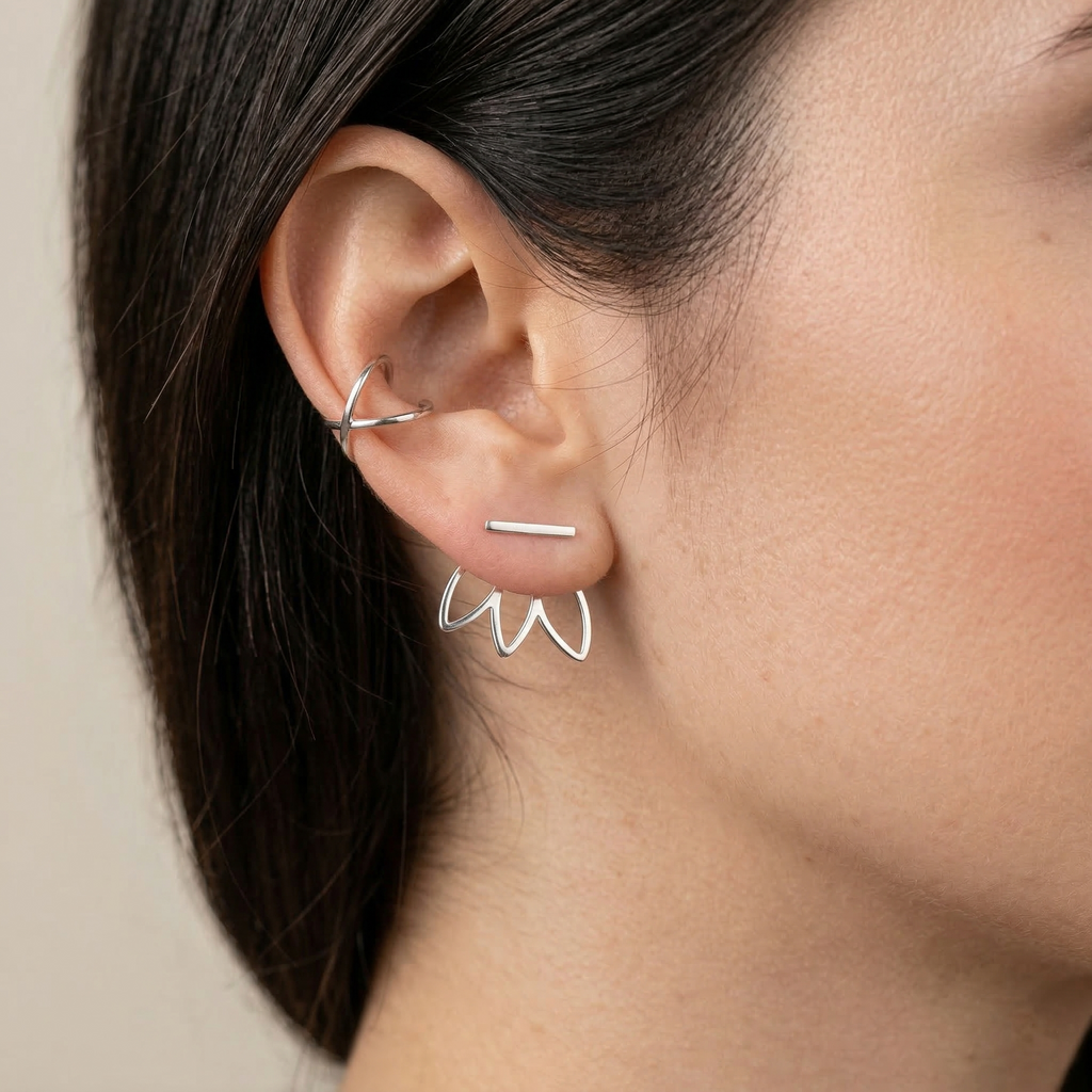 Florelle Petal Stud Earrings
