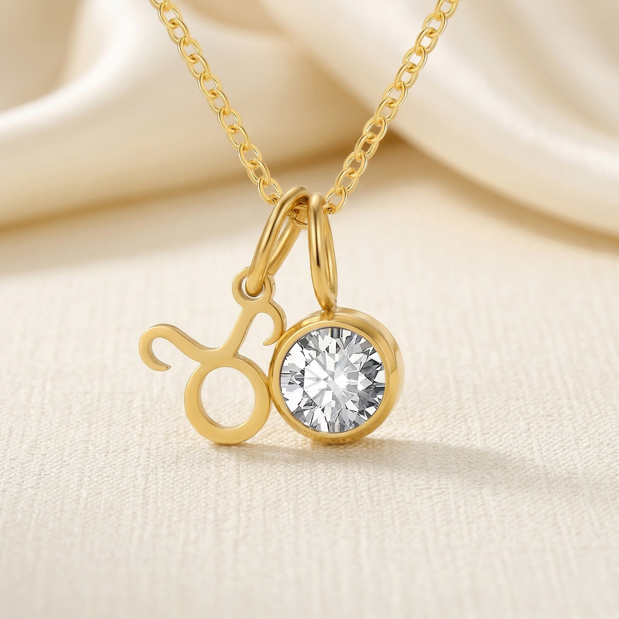 Celestara Zodiac Birthstone Necklace