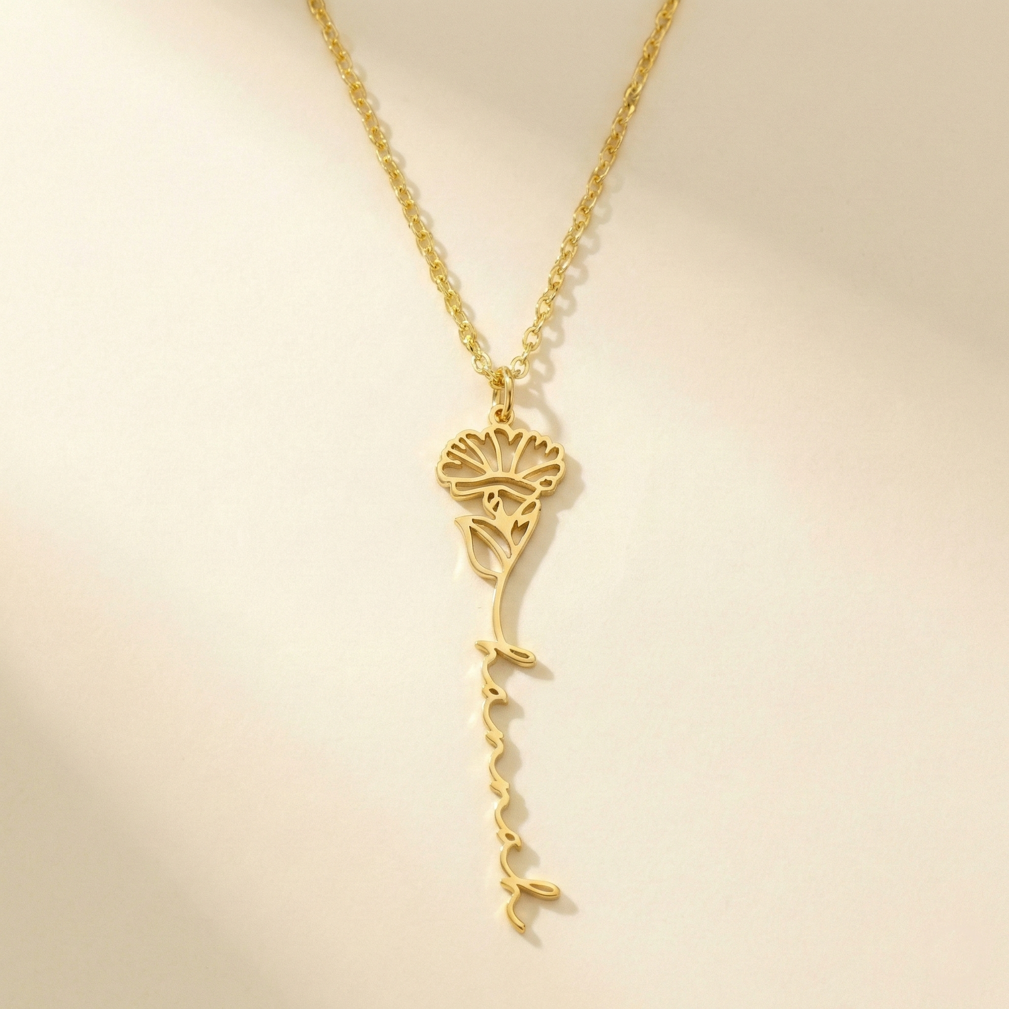 Bloom Signature Name Necklace