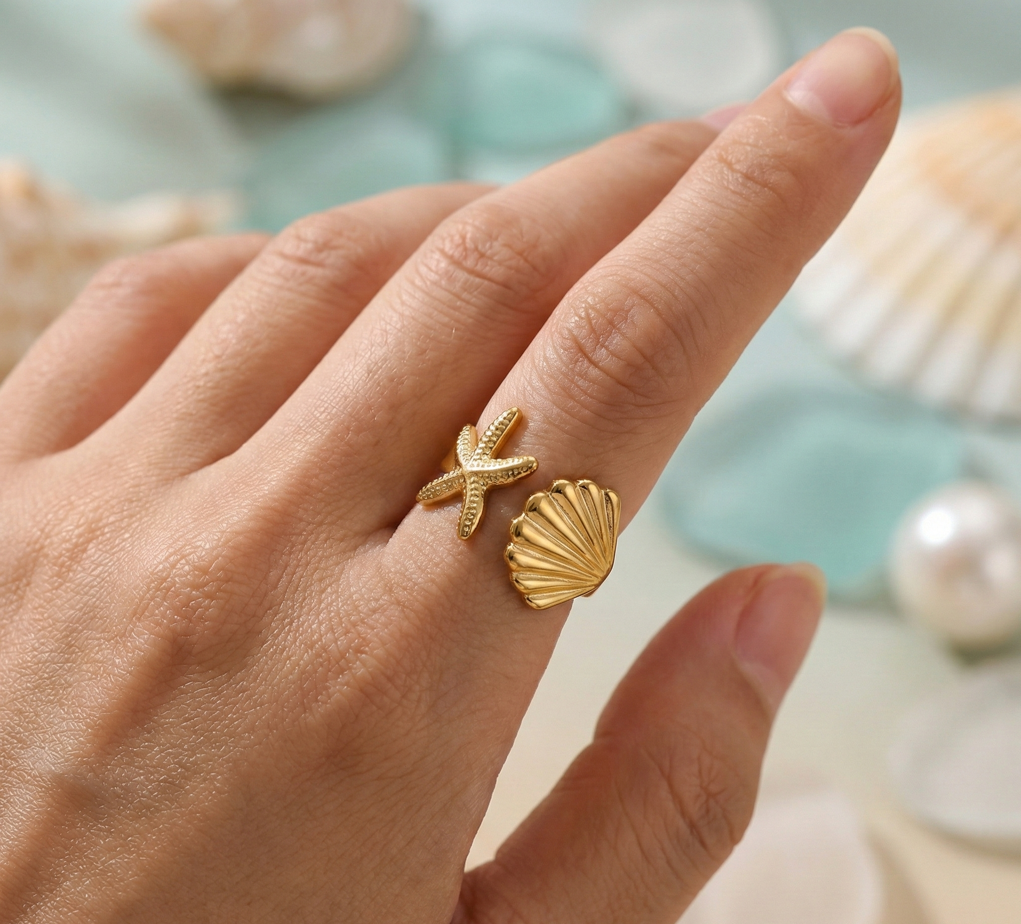 Ocean Totem Ring
