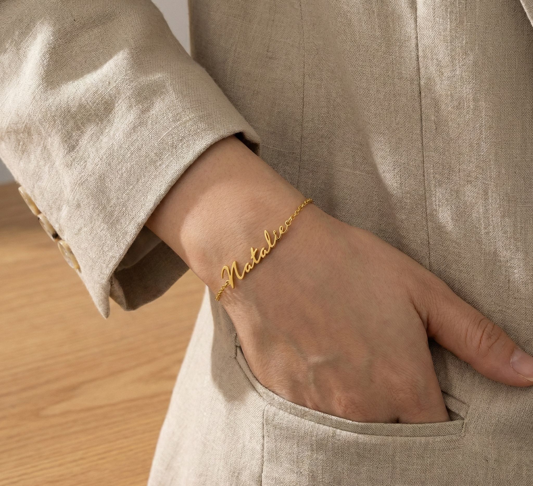 Luxe Nameplate Bracelet