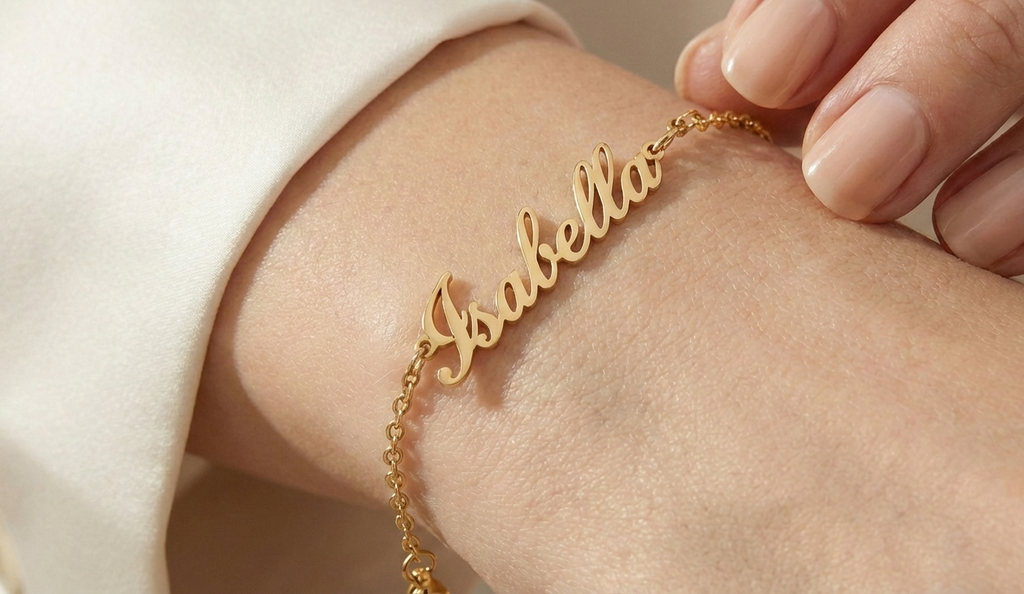 Personalized Script Name Bracelet