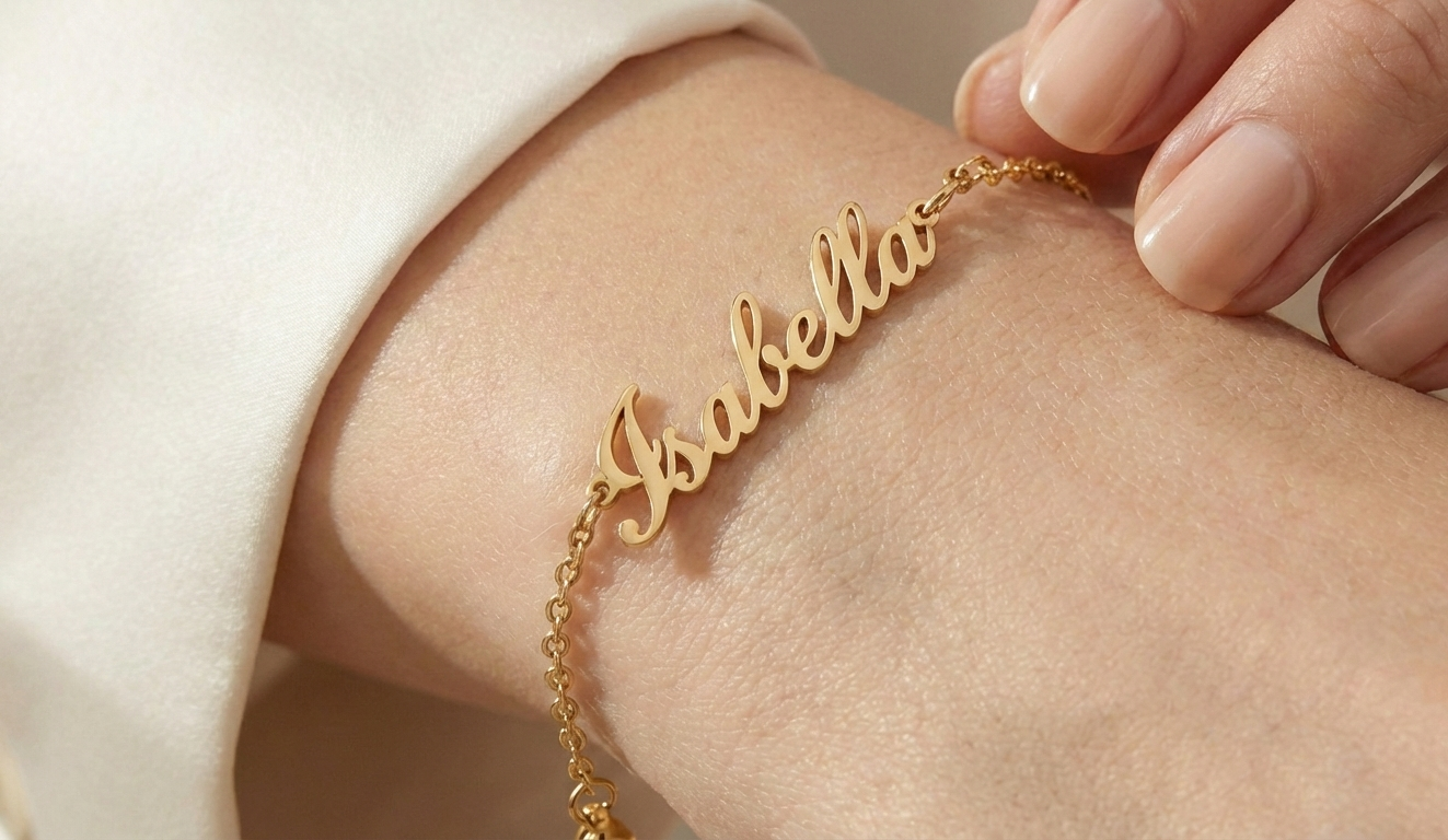 Personalized Script Name Bracelet