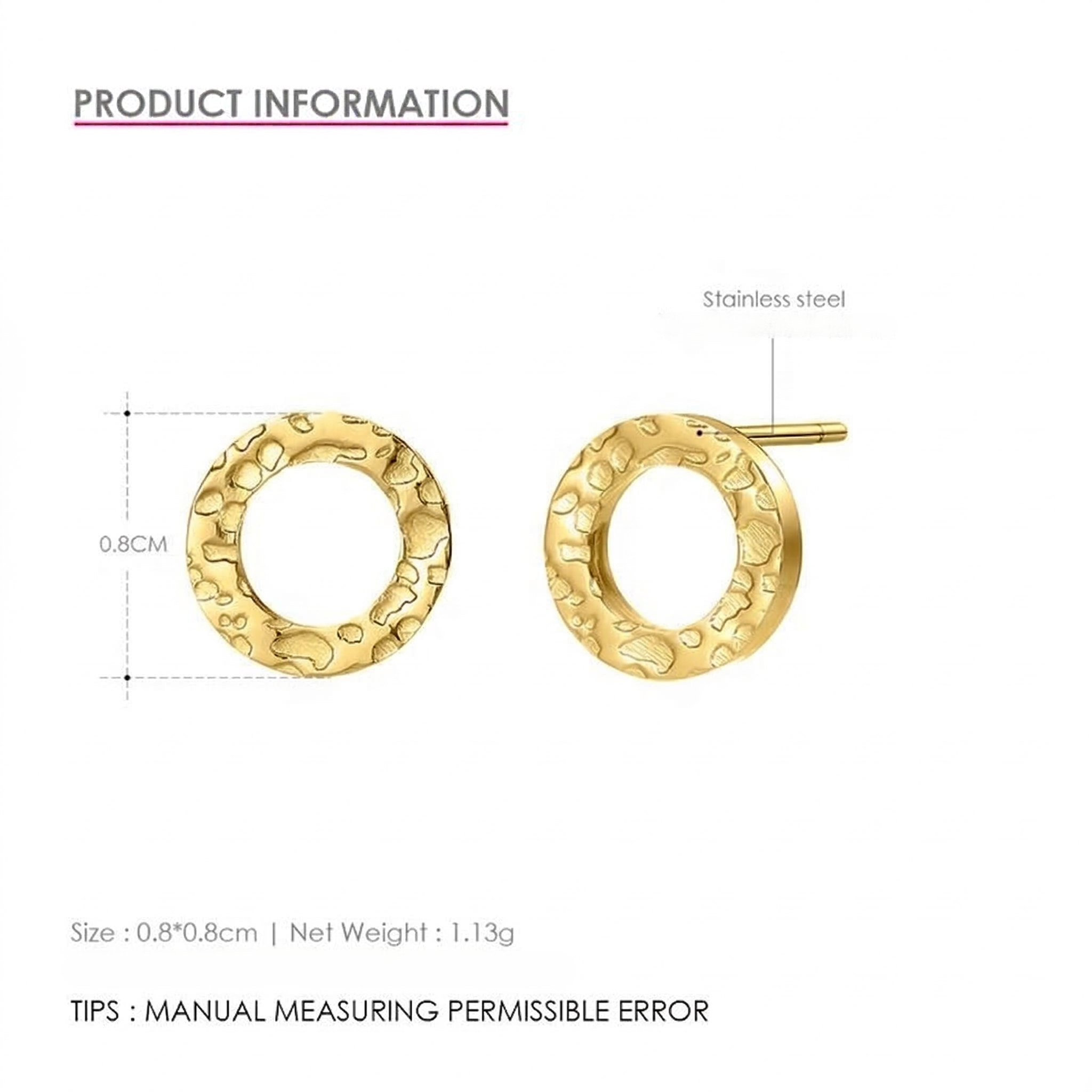 Aurex Halo Stud Earrings