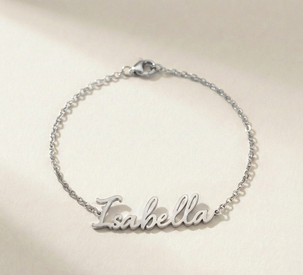 Personalized Script Name Bracelet