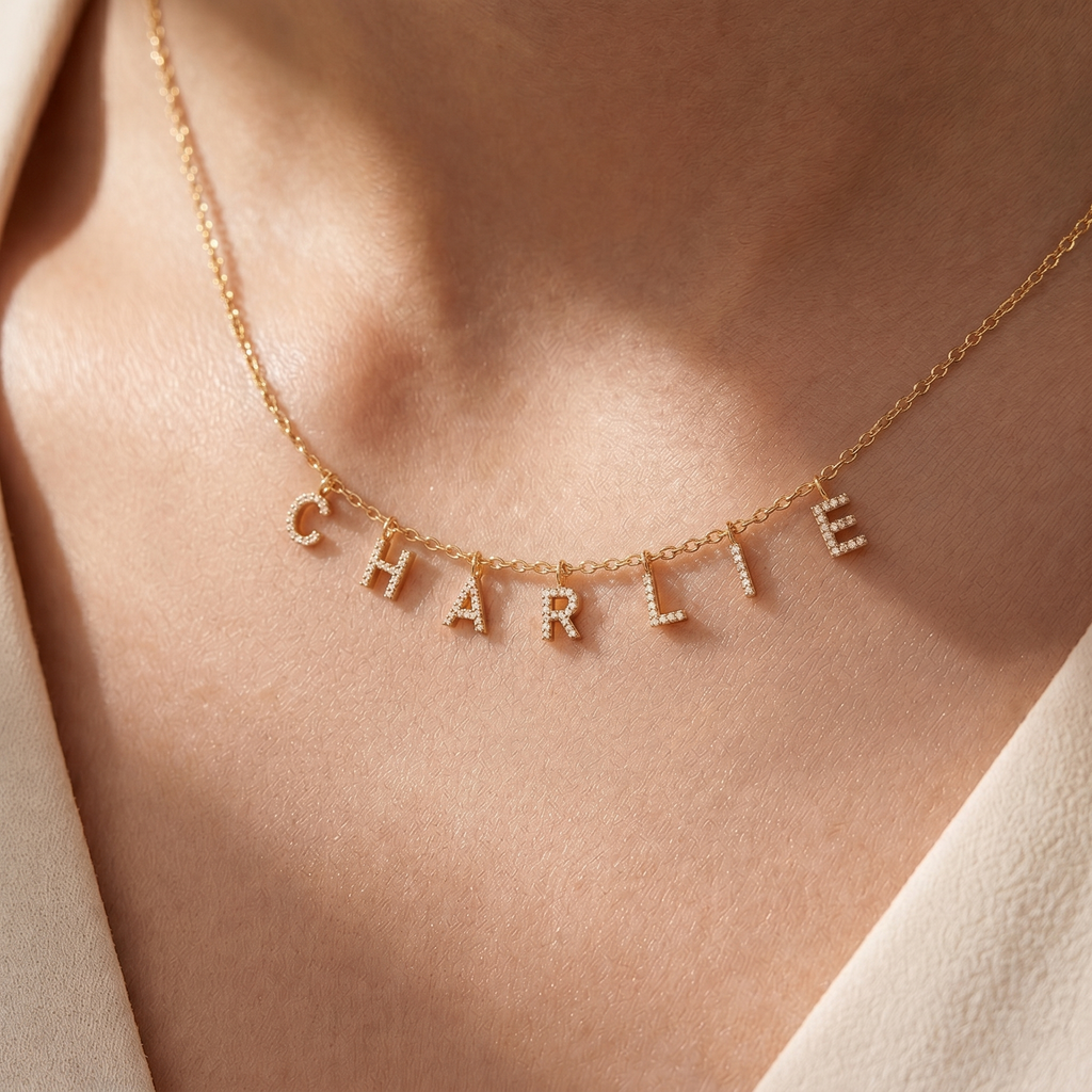 Aurielle Letter Drop Necklace