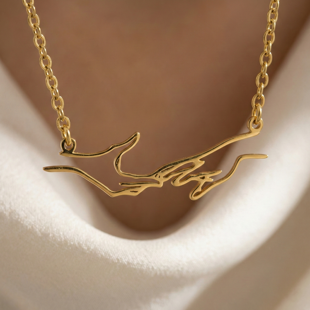 Soul Touch Silhouette Necklace