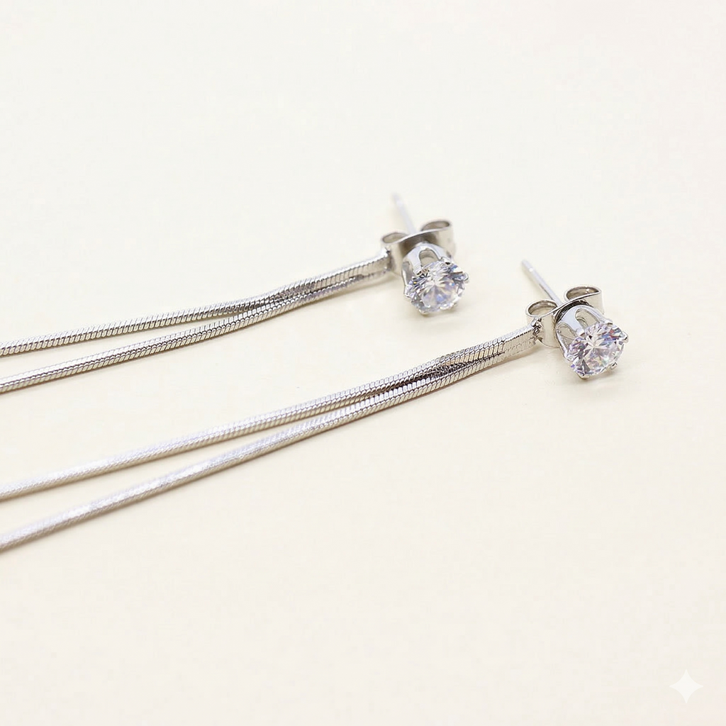 Aurielle Twin Cascade Earrings