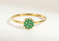 Birthstone Halo Ring