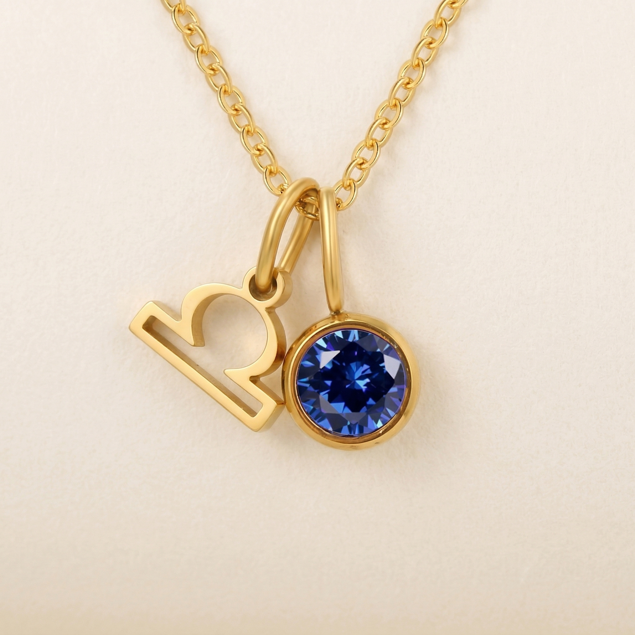 Celestara Zodiac Birthstone Necklace