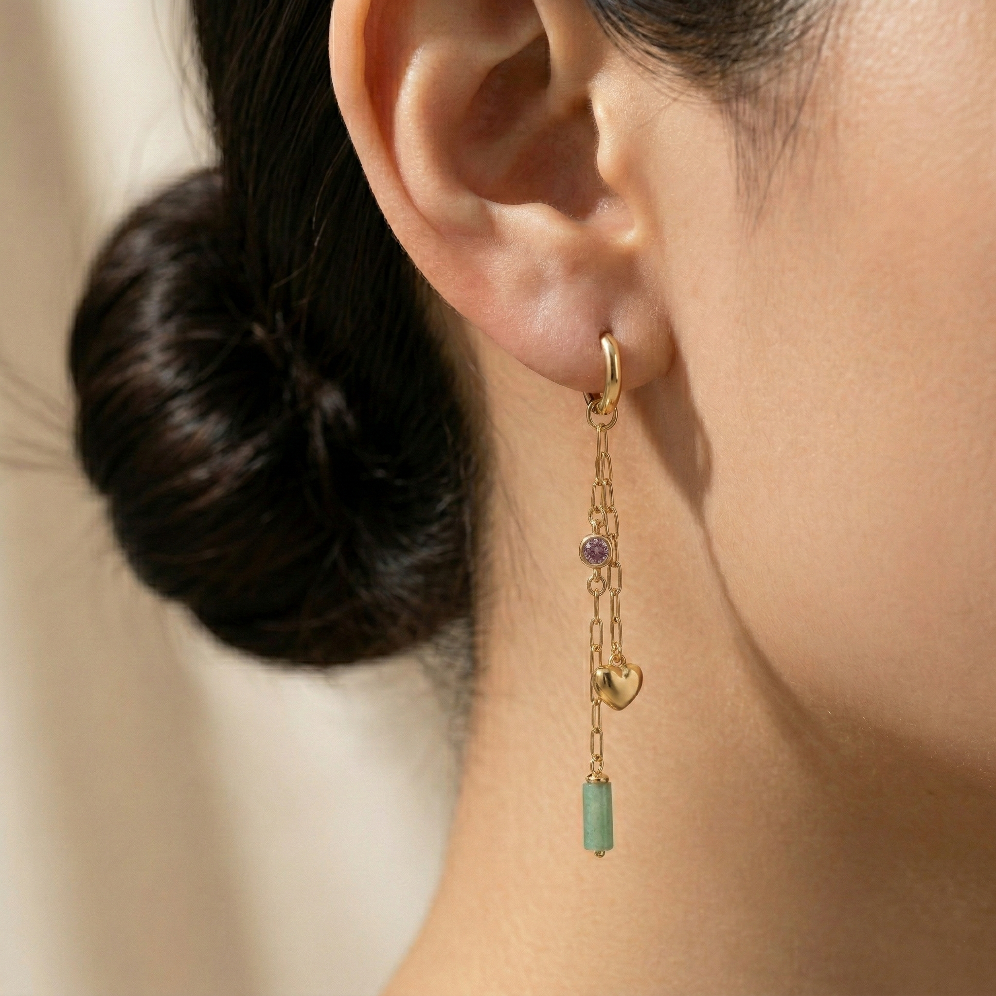Elara Charm Drop Earrings