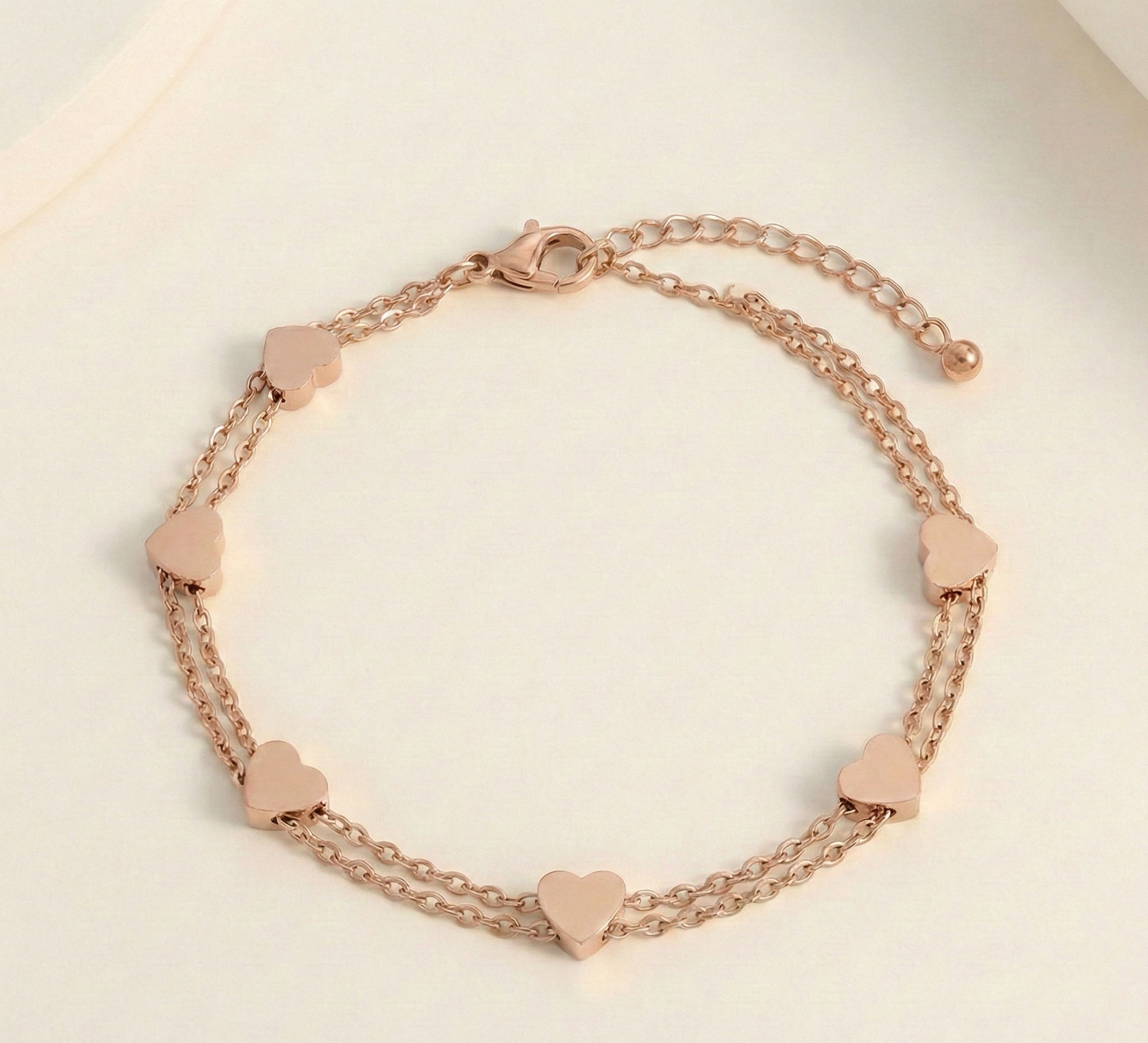 Heart Chain Bracelet