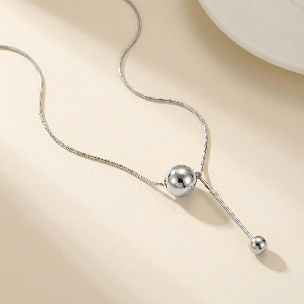 Orlina Drop Bar Necklace